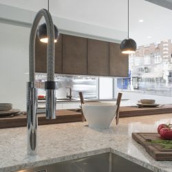 Close up of Silke showroom tap
